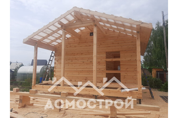 строительство дома из бруса 150х150 в Тюмени за 10 дней .