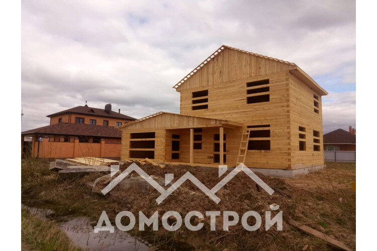 Строим большой дом с гаражом в Комарово!